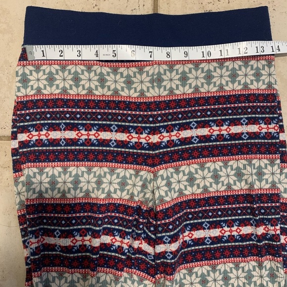 La Senza Fair Isle Thermal Pajama Set - Size M - Picture 4 of 12